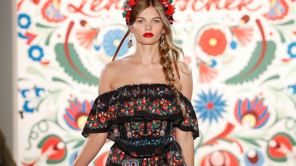 Lena Hoschek Frühling/Sommer 2018: Blütenmeer und Maya-Feeling