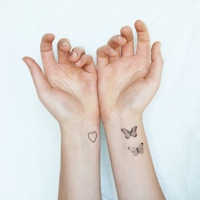Kleine Tattoos Die schönsten Motive von grafisch bis verspielt