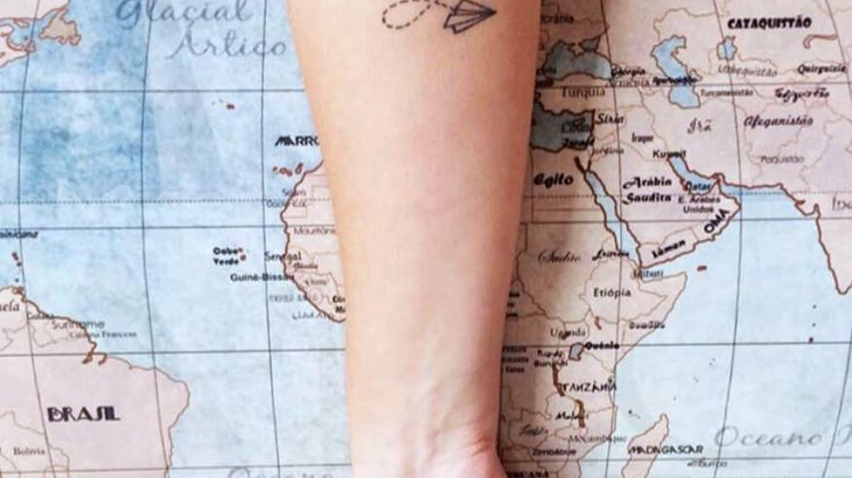 Wanderlust & Fernweh: Diese kleinen Travel-Tattoos machen Lust aufs Reisen