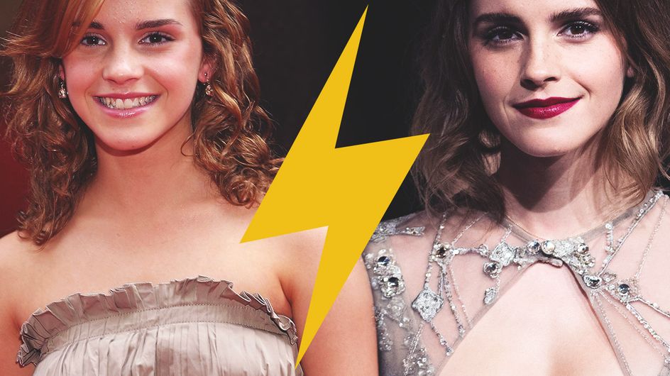 Emma Watson's style has changed a lot ...