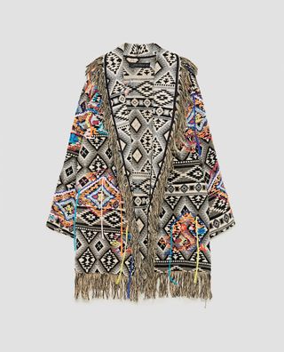 Cardigan Lungo da Donna Festivo Elegante Abbigliamento Lungo Giacca Cardigan Oversize con Gilet Maxi Cappotto Cardigan Aperto Cappotto con Cardigan Spolverino a Pois Bello Giacca Casual a Maniche