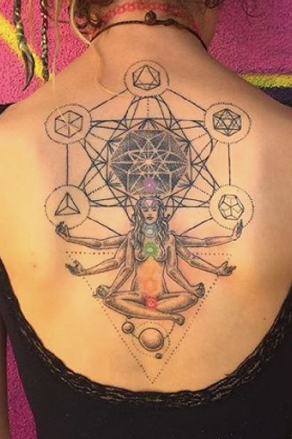 Black Chakras Tattoo Spiritual Healing, 2 Sets of 7 Temporary Tattoos - Etsy