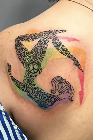 chakra tattoo arm