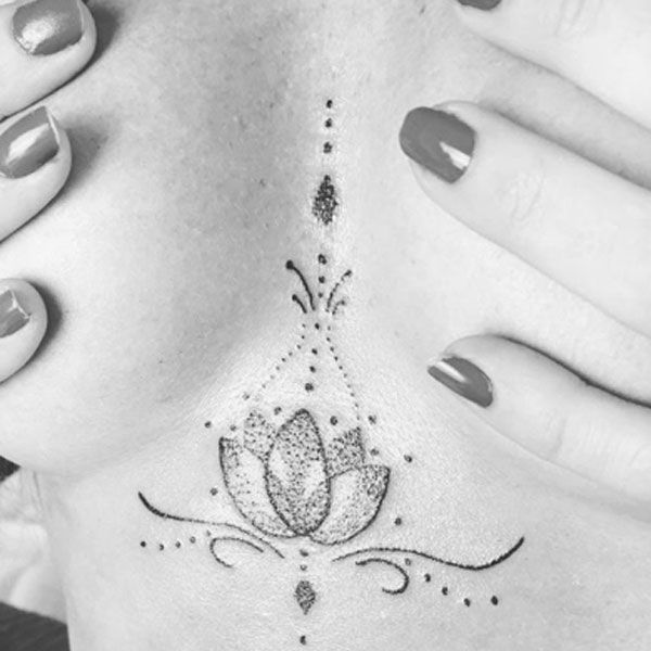 50 Of The Prettiest Sternum Tattoos
