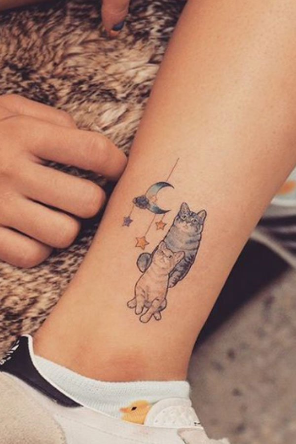 Tattoo uploaded by Xavier  Cat lady tattoo by Lizzie Renaud LizzieRenaud  neotraditional feline cat catgirl catlady catwoman  Tattoodo