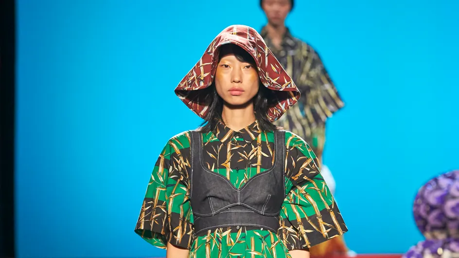 Denim y estampados, señas de identidad de Kenzo en la Paris Fashion Week