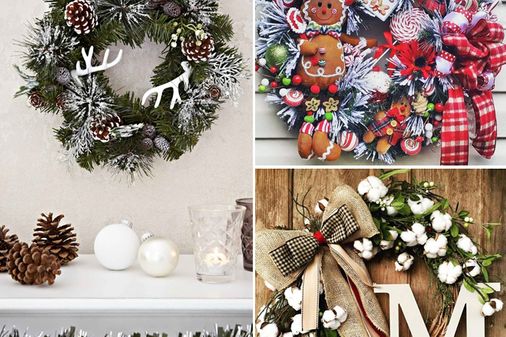 40 zauberhafte Türkranz-Inspirationen zu Weihnachten