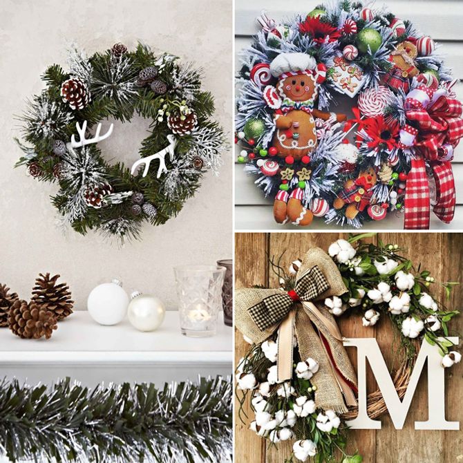 40 zauberhafte Türkranz-Inspirationen zu Weihnachten