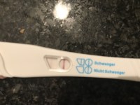 Schwache schwangerschaftstest testa linie med Mein Schwangerschaftstest