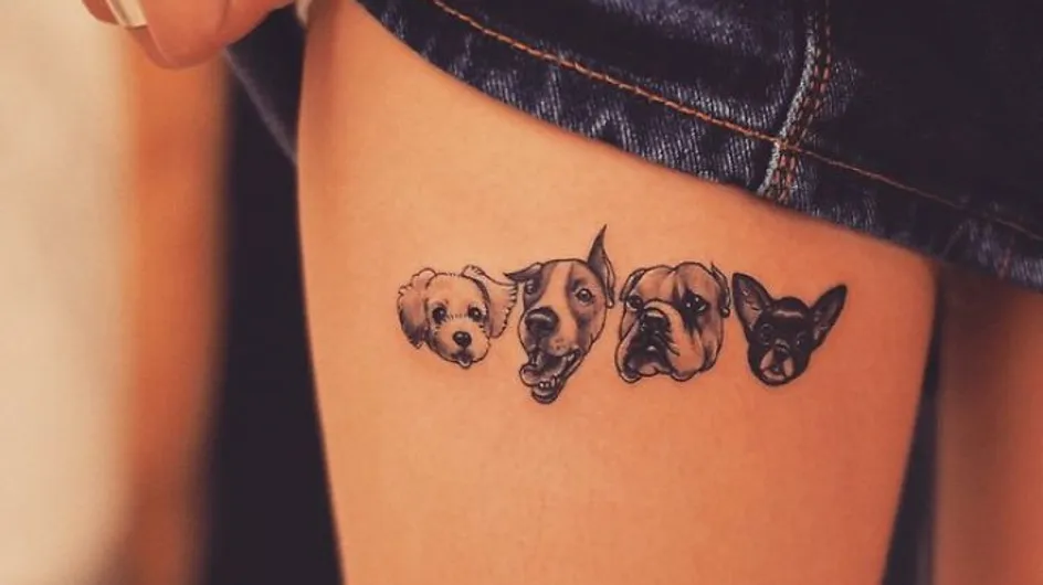 Más de 50 tatuajes geniales para amantes de los perros