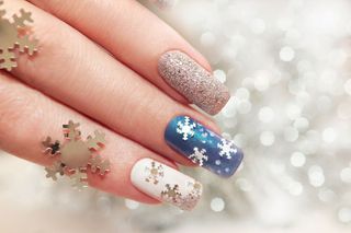 Manicura navideña