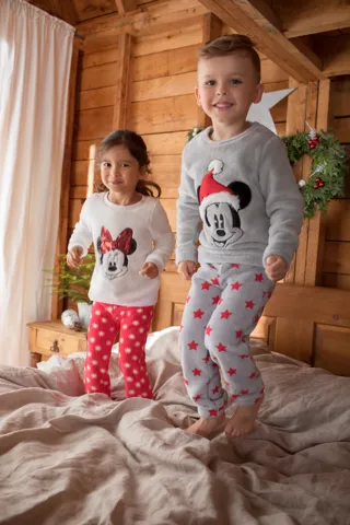 Pyjama de Noël bébé fille en velours