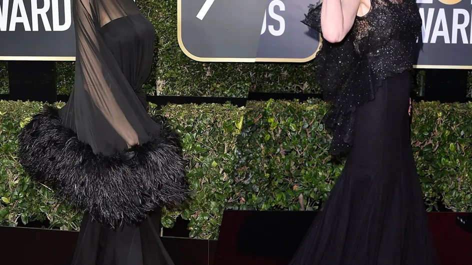 Les célébrités vêtues de noir pour les Golden Globes 2018