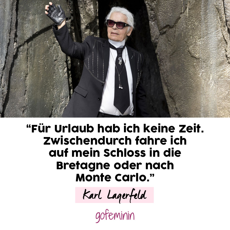 Karl Lagerfeld Zitate Seine Legendarsten Spruche