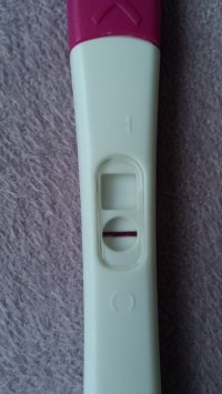 Strich schwangerschaftstest schwacher Positiver Schwangerschaftstest