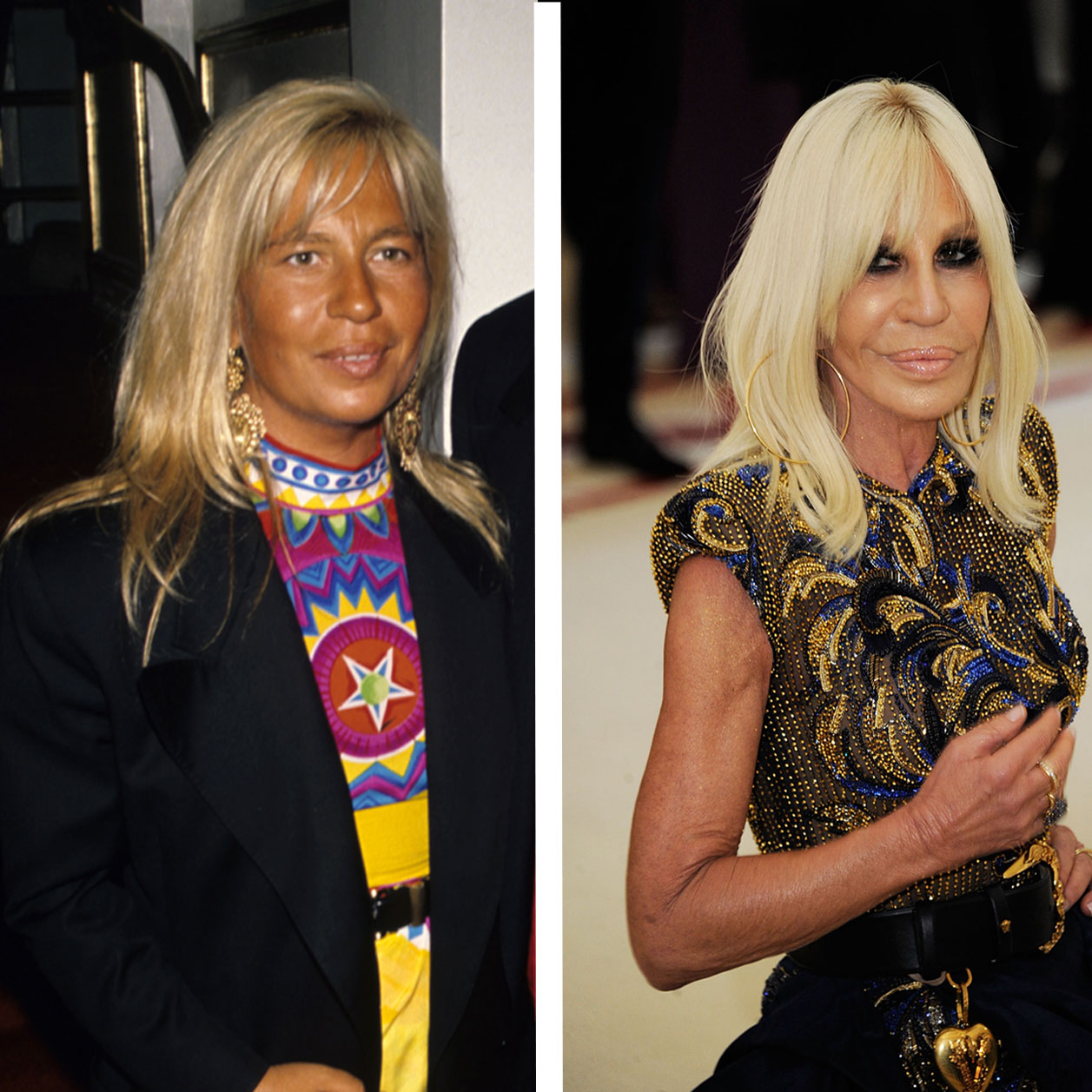 Sep 21, 2020 - donatella versace looked sensational as she hit the beach wi...