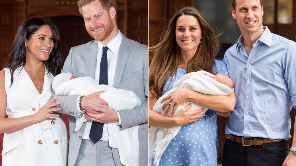 Kate y Meghan: Las diferencias en las presentaciones de sus hijos