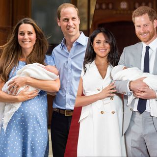 Die Babypräsentationen von Kate und Meghan