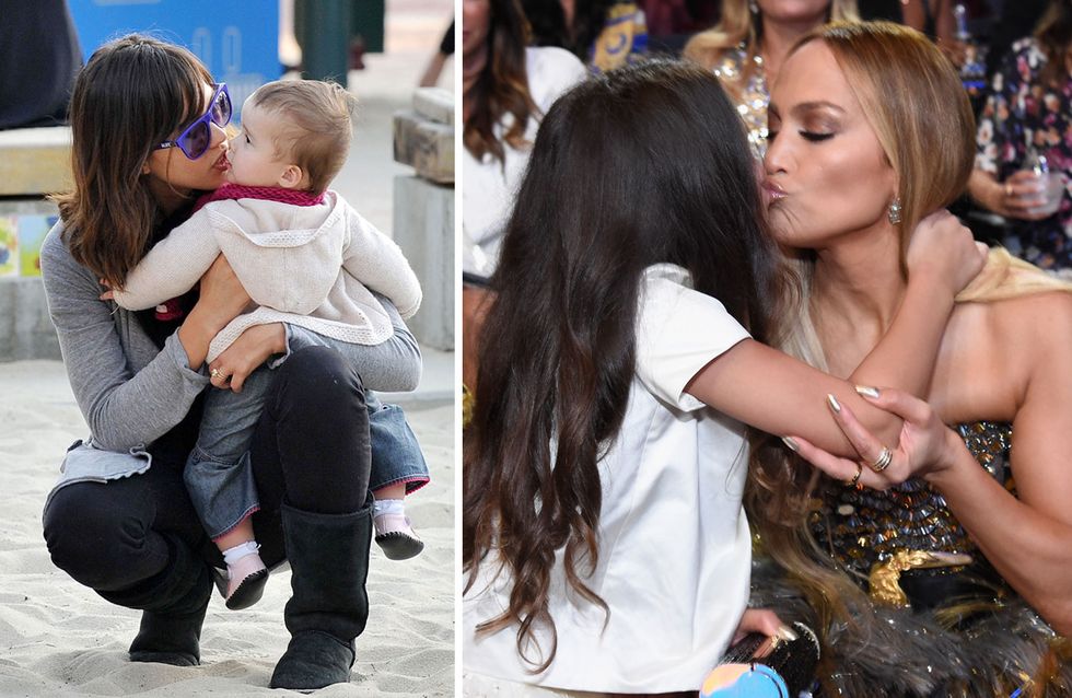 Umstrittener Liebesbeweis? DIESE Stars küssen ihre Kinder auf den Mund