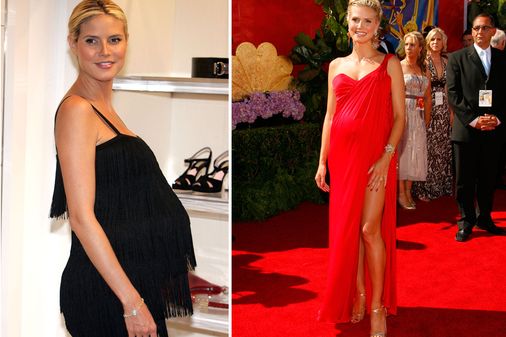 Heidi Klum schwanger: Ihre schönsten Look mit Babybauch