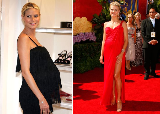 Heidi Klum schwanger: Ihre schönsten Look mit Babybauch