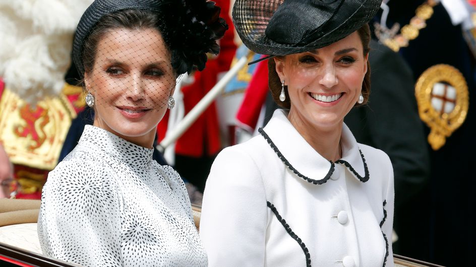 Duelo de estilos en la realeza, Kate Middleton y la reina Letizia brillan juntas en el 'Garter Day'