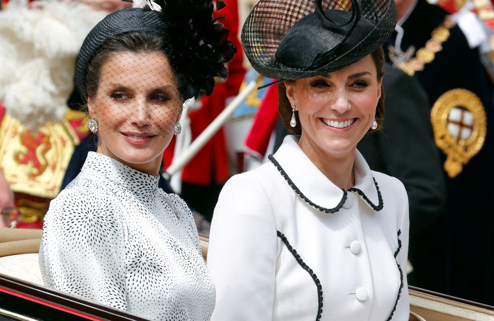 Duelo de estilos en la realeza, Kate Middleton y la reina Letizia brillan juntas en el 'Garter Day'