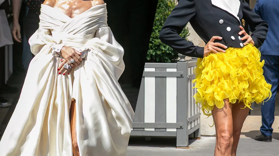 Céline Dion nous offre un véritable défilé de mode lors de la Fashion Week parisienne
