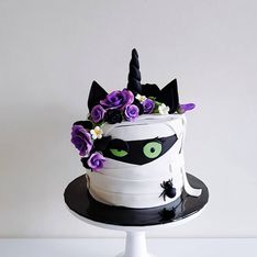 Top 20 des plus beaux gâteaux licorne d’Halloween, repérés sur Pinterest