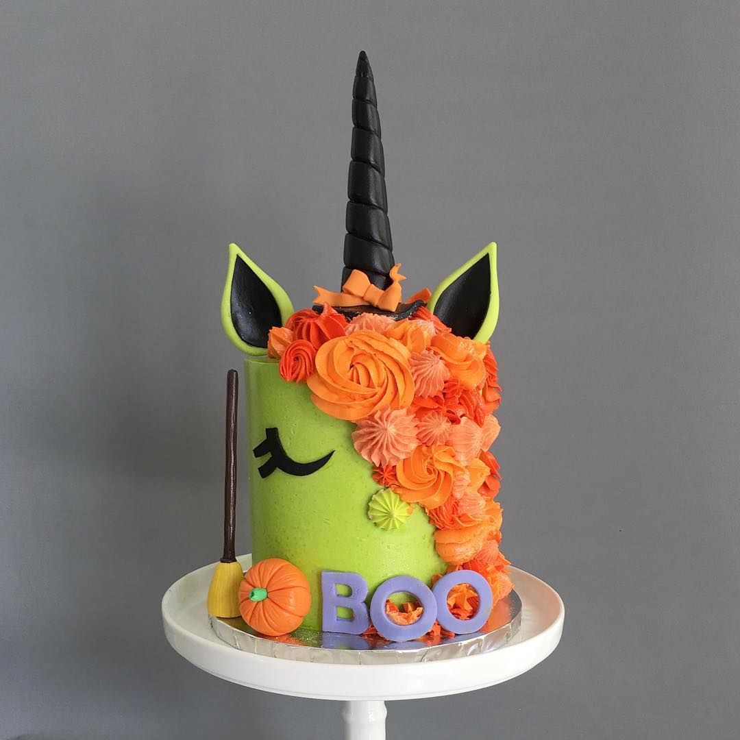 Les Plus Beaux Gateaux Licorne D 039 Halloween