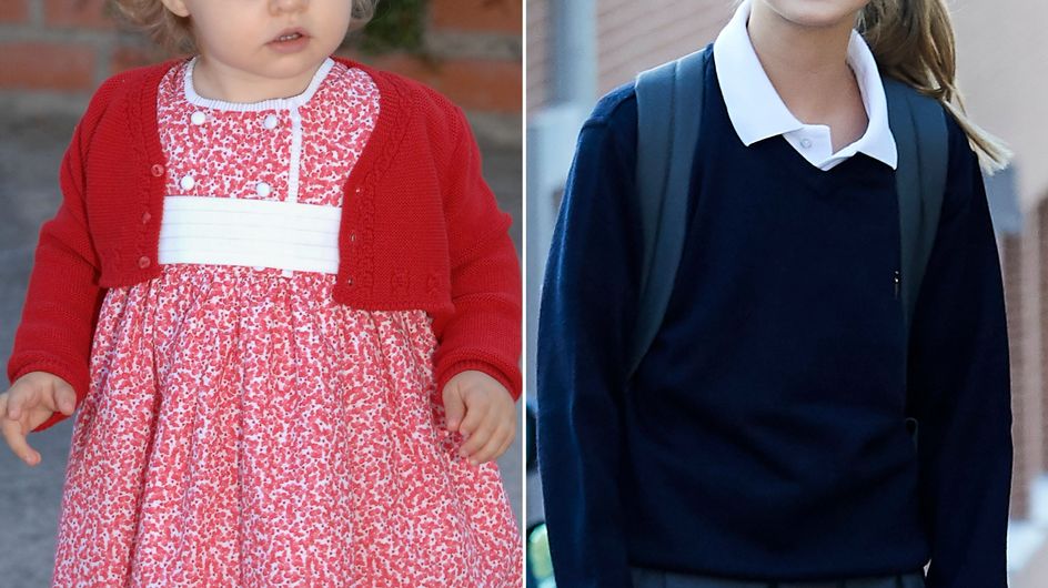 Se acabó la intimidad para Leonor, así ha pasado de niña a princesa en 13 años