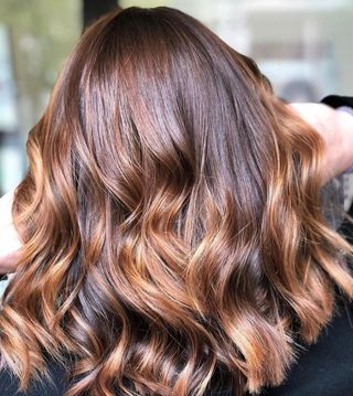 balayage cheveux bruns