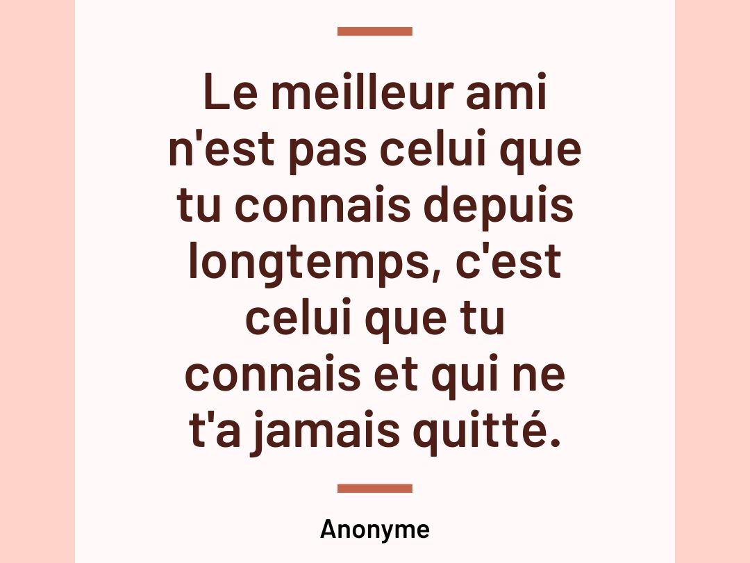 Citation Meilleure Amie