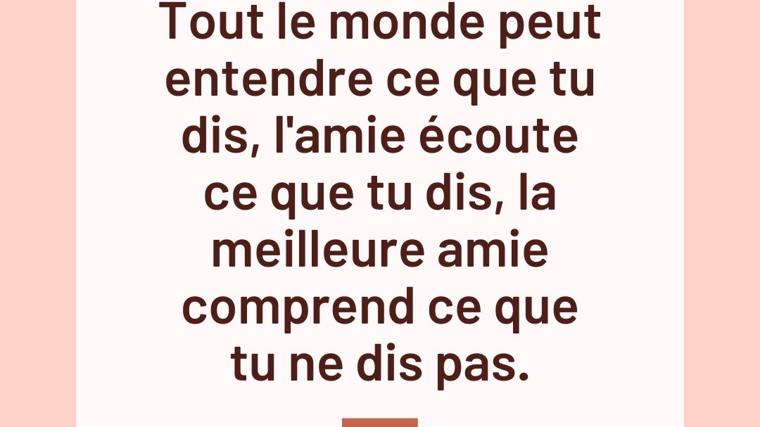 Citation Meilleure Amie