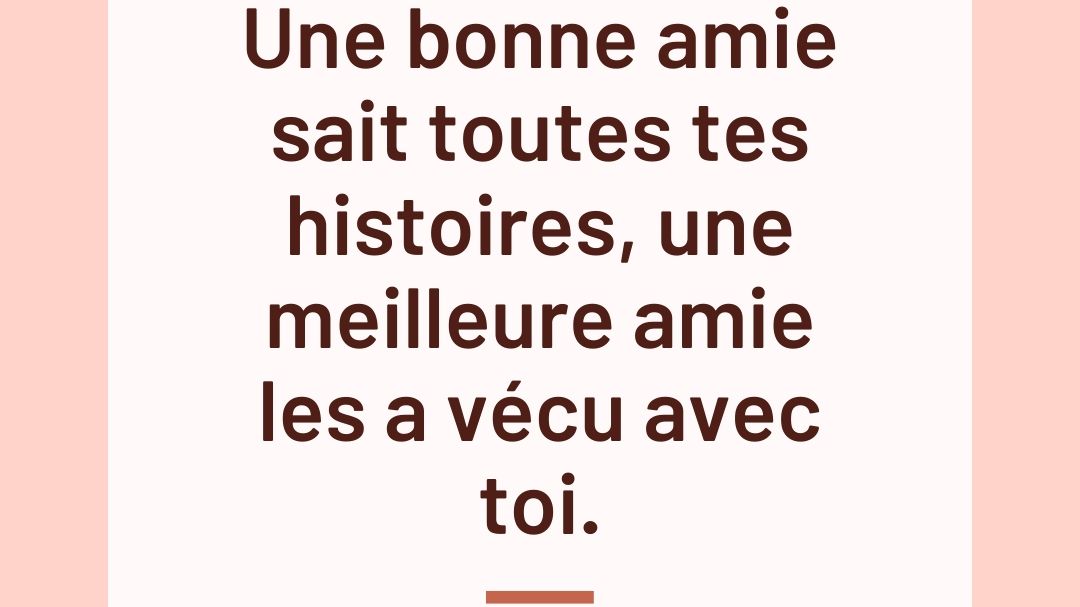 Citation Meilleure Amie