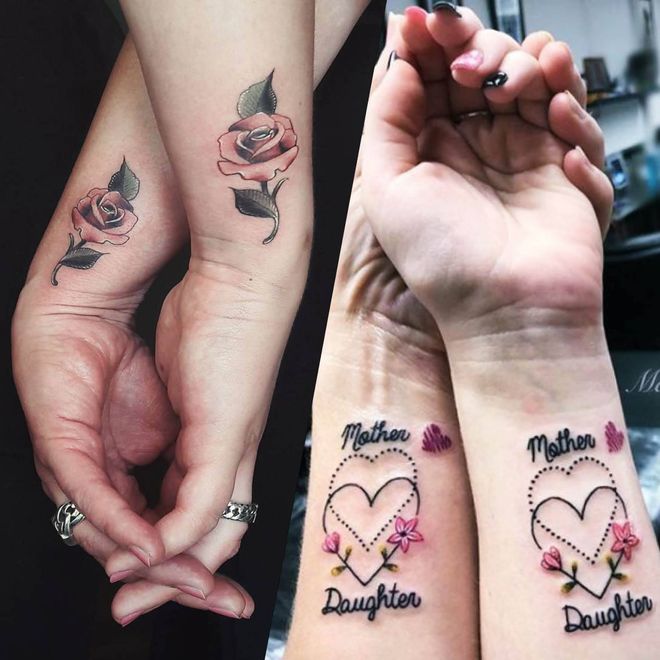 Nos 30 tatouages coups de cœur mère-fille