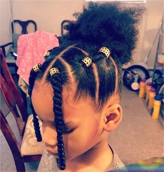 25 Idees De Coiffures Afro Pour Petites Filles