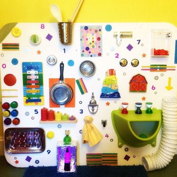 30 idées pour fabriquer un busy board pour bébé