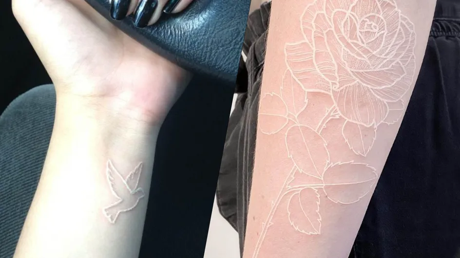 Les plus beaux tatouages réalisés à l’encre blanche en photos - inspiration !