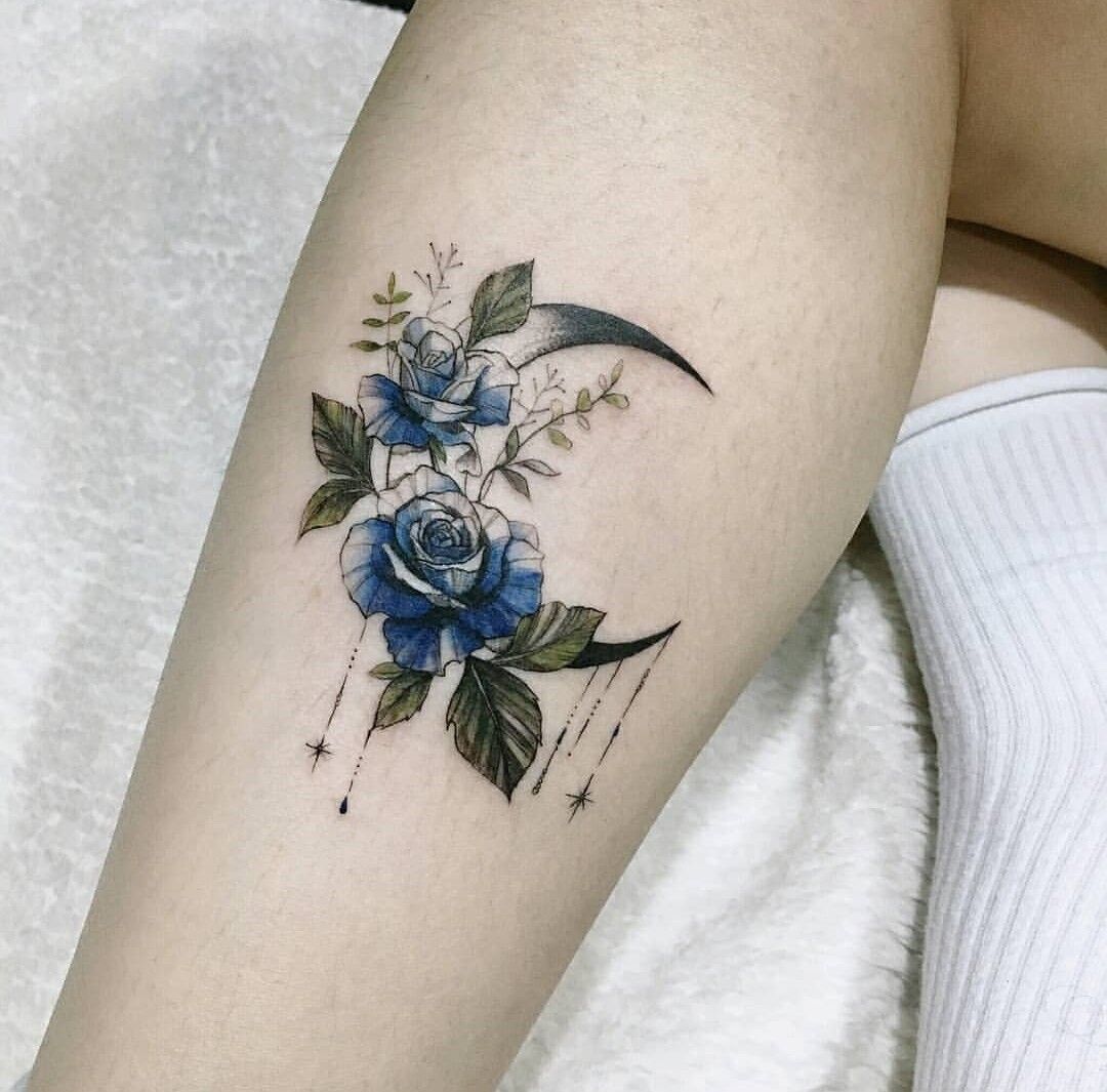 Tatouage Rose Et Lune Signification
