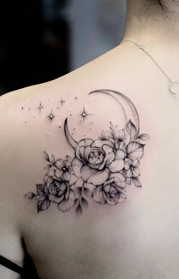 Signification Tatouage Lune Et Fleur