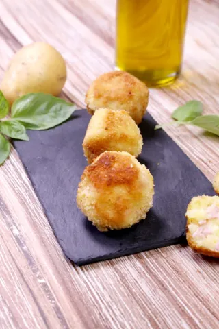 Croquettes de patate douce et jambon - DME Bébé