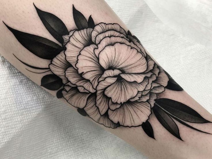 tatouage pivoine