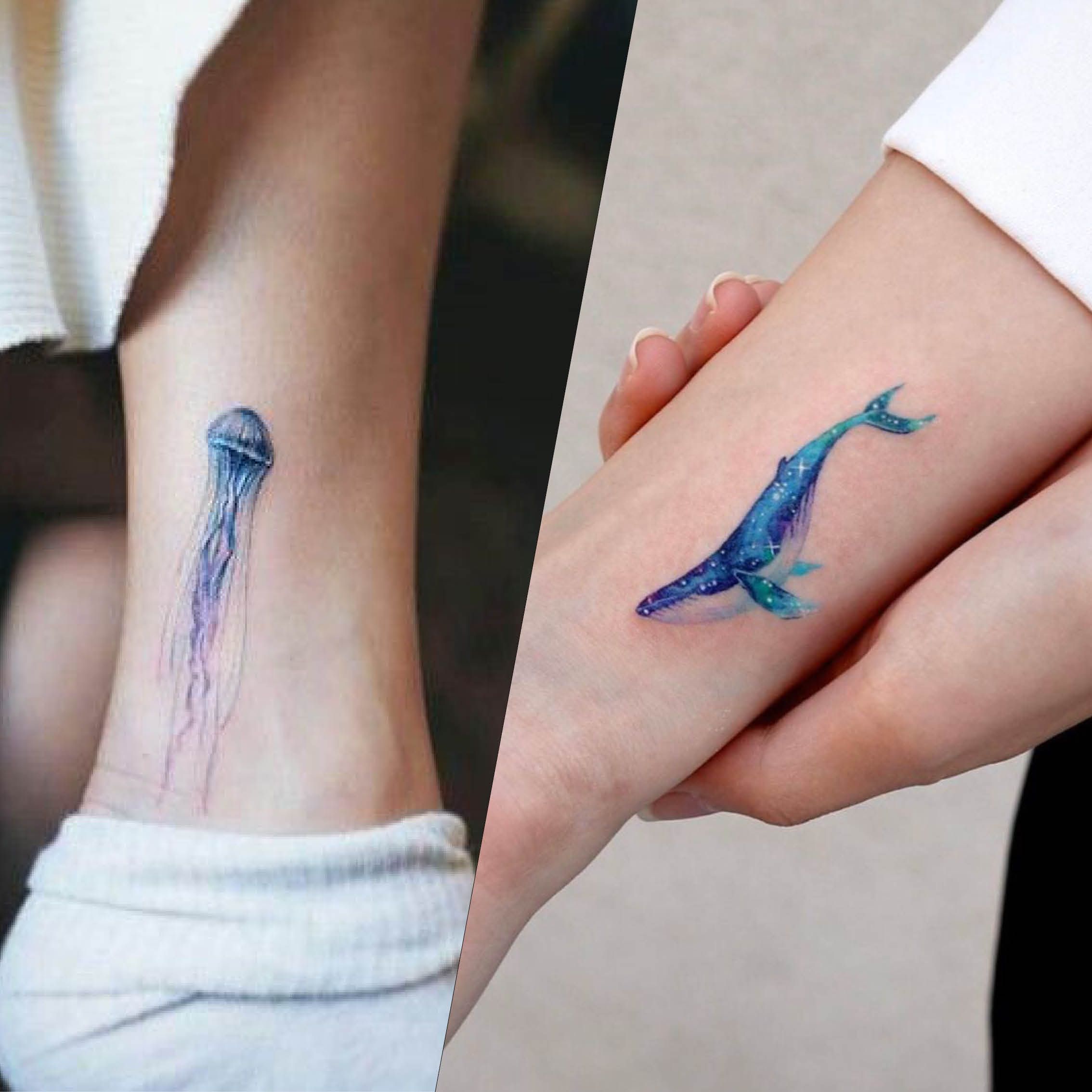 Amoureux Tatouage Amour Et Fidelite Inspiration tatouage : la symbolique des animaux marins