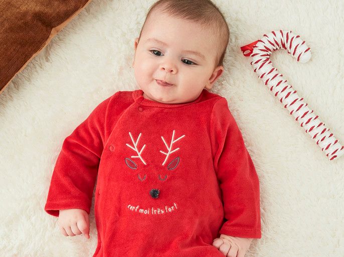 On craque pour ces pyjamas de Noël pour bébé !