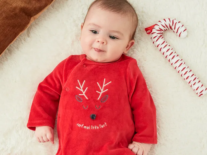 On Craque Pour Ces Pyjamas De Noel Pour Bebe