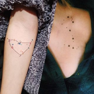 Tatouage Constellation Nos Idees De Tatouages Etoiles