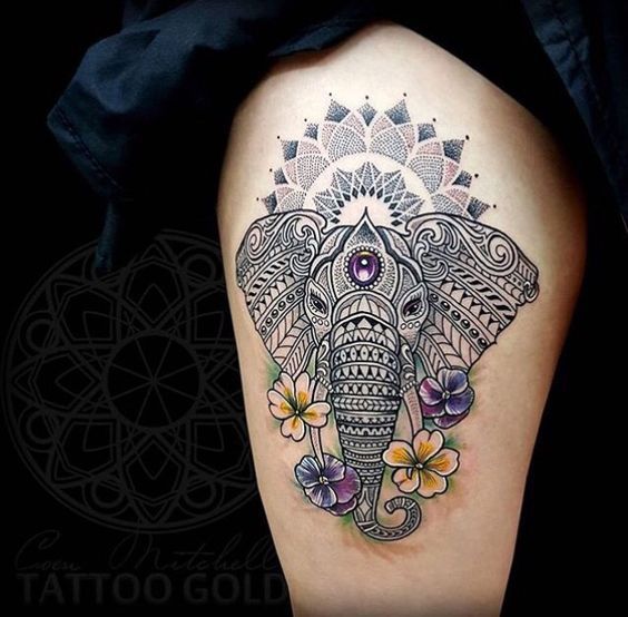 Tatouage Elephant Cet Animal S Invite Dans Vos Tattoos