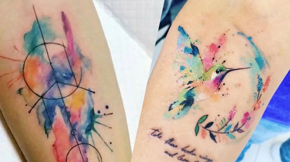 Tatouage aquarelle : nos plus belles idées de tattoo watercolor !