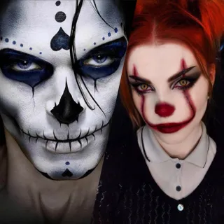 Maquillage Halloween : poupée cadavérique - Les 20 meilleurs tutos de  maquillage pour Halloween - Elle